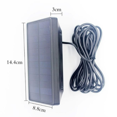 IP54 painel solar da câmera da caça do compasso 1.6W 9v com bateria