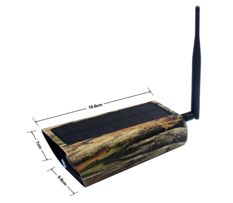 PR500W Wifi que caça o diodo emissor de luz 850nm 1080P sem fio da câmera IP65 solar