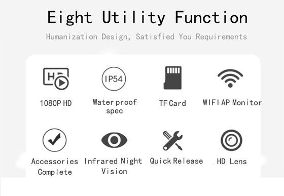 Câmera i1296P IP54 Warterproof PIR APP sem fio da caça de PR300C WIFI