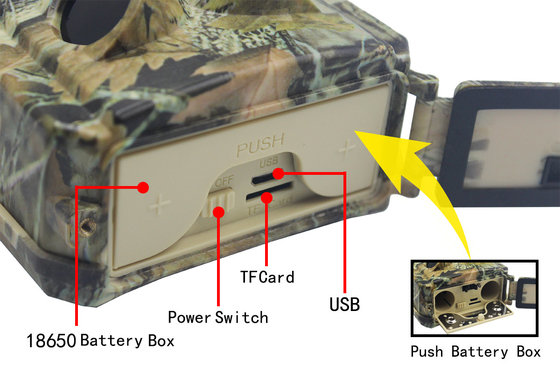 PR400 Hunter Trail Camera PIR 1080p 30FPS impermeável