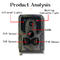 PR400C Hunter Trail Camera 12MP IP54 30FPS impermeável