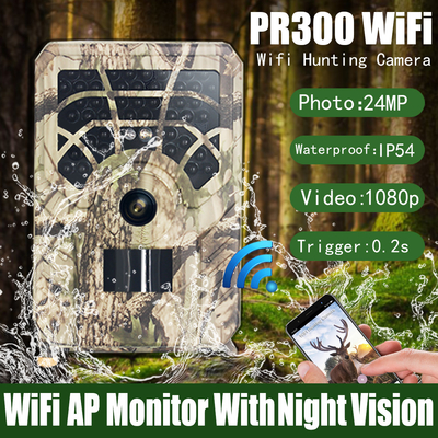 PR300A Wifi que caça a câmera IP56 36MP impermeável